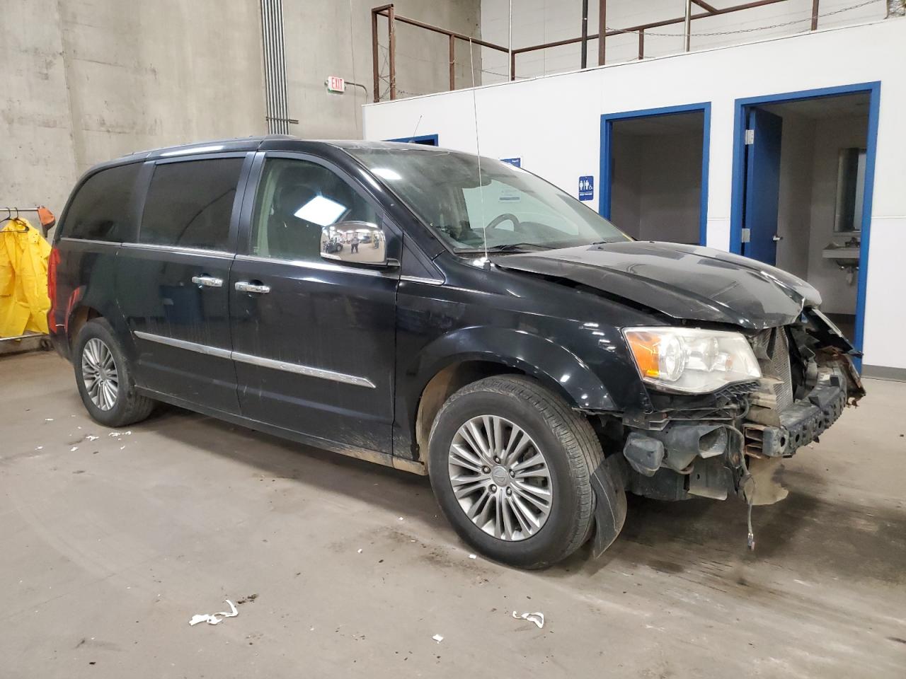 2014 Chrysler Town & Country VIN 2C4RC1CGXER454511 Copart auction photo, front end / minor dent/scratches damage thumbnail 4