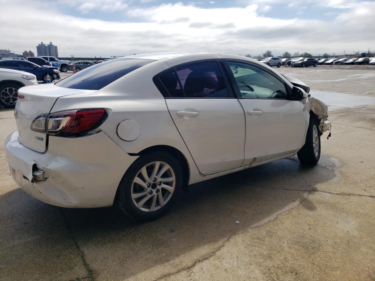 2012 Mazda 3 VIN JM1BL1V88C1558746 Copart auction photo, front end damage thumbnail 3