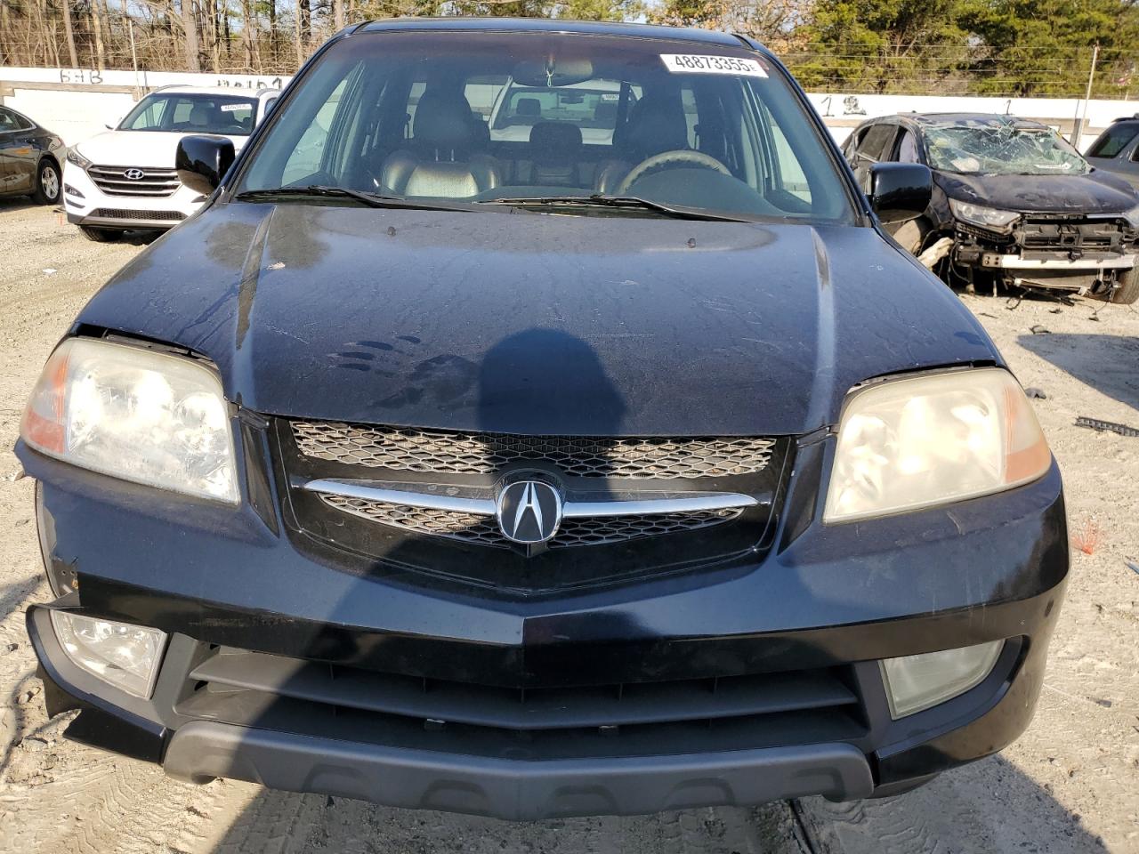 2002 Acura MDX VIN 2HNYD18292H528292 Copart auction photo, front end / side damage thumbnail 5