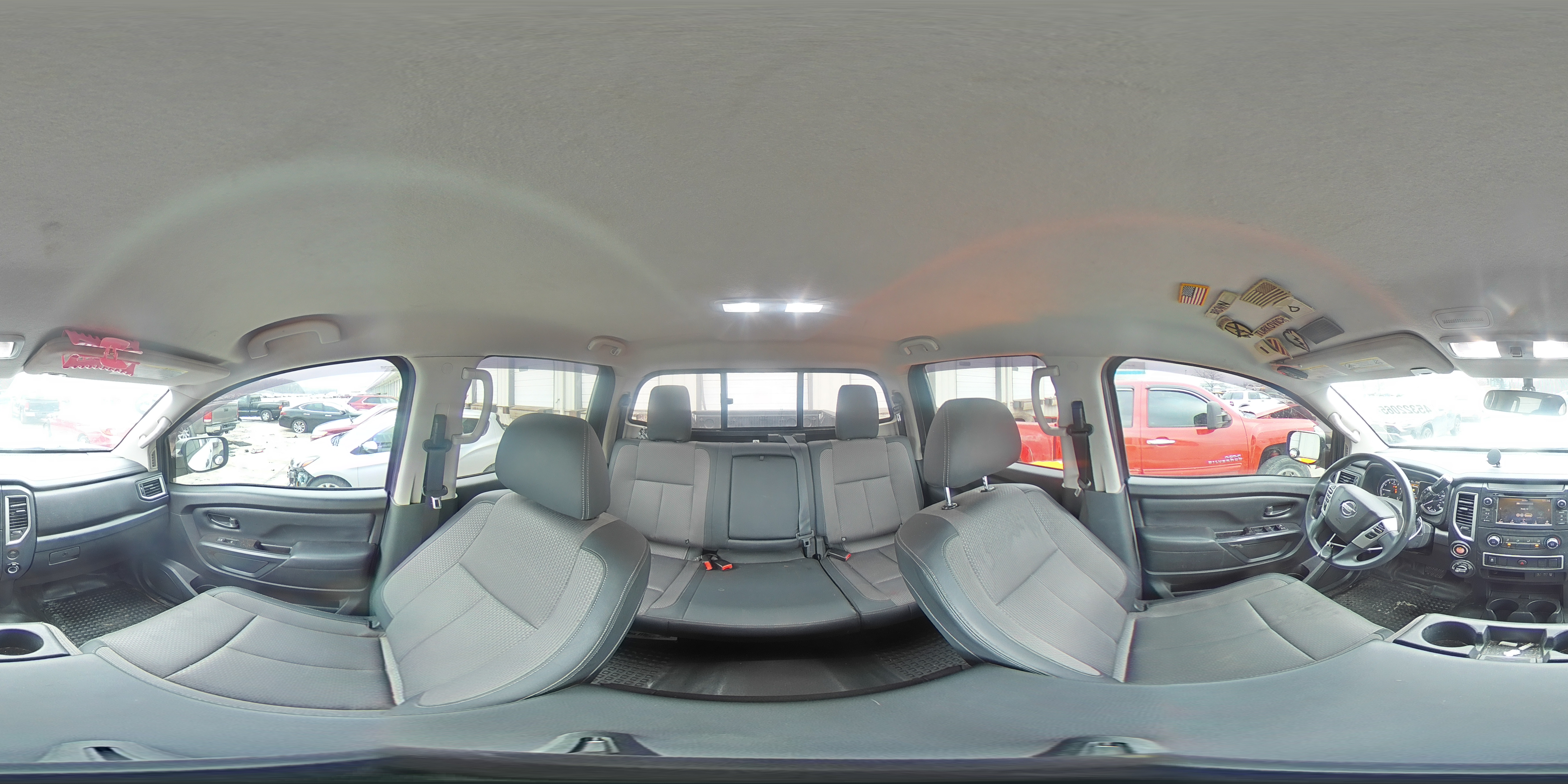 2019 Nissan Titan VIN 1N6AA1EJ3KN504182 Copart auction photo, rear end damage thumbnail 13