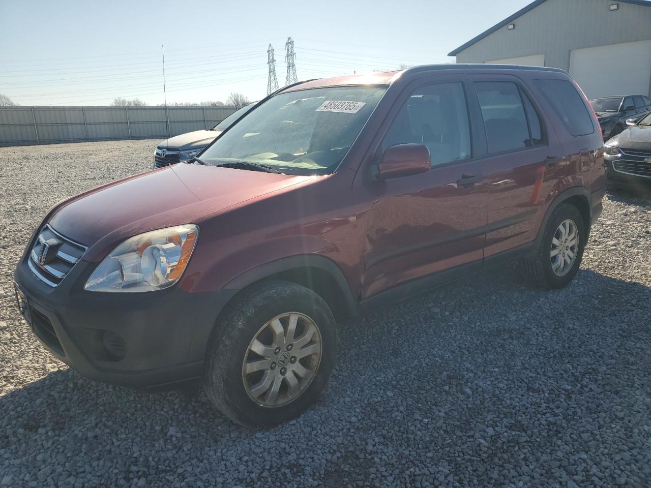 2005 Honda CR-V VIN JHLRD78865C026349