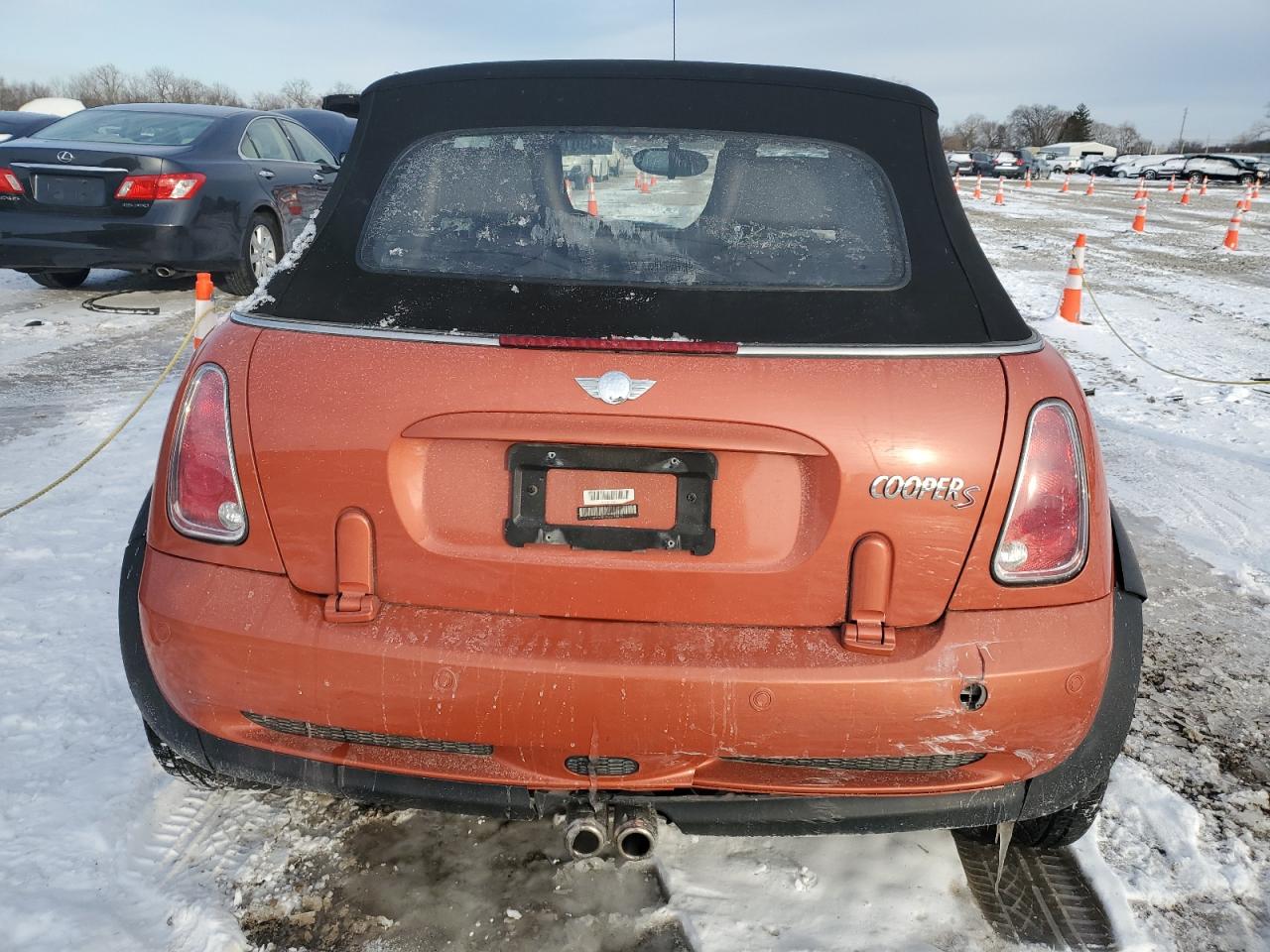 2006 MINI Cooper VIN WMWRH33536TF88105 Copart auction photo, all over damage thumbnail 6