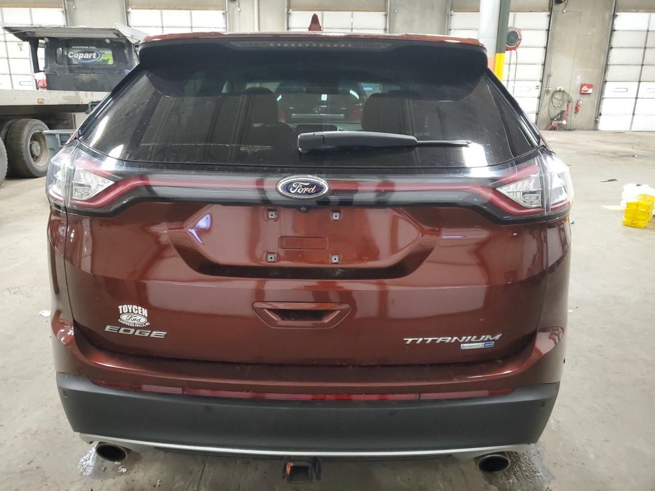 2016 Ford Edge VIN 2FMPK4K98GBB92591 Copart auction photo, front end damage thumbnail 6