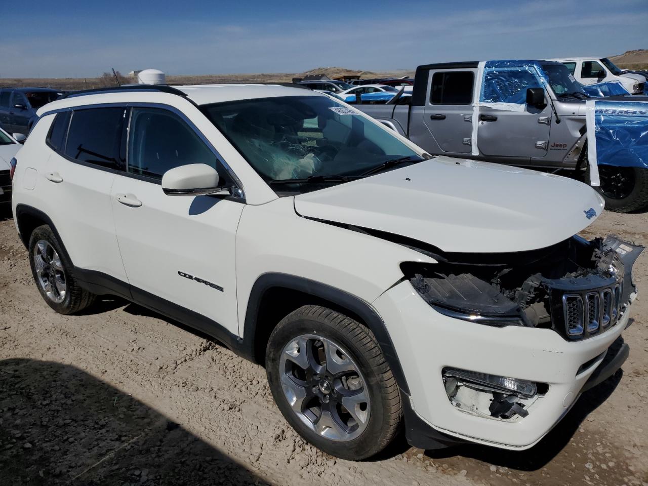 2021 Jeep Compass VIN 3C4NJDCB1MT512317 Copart auction photo, front end damage thumbnail 4