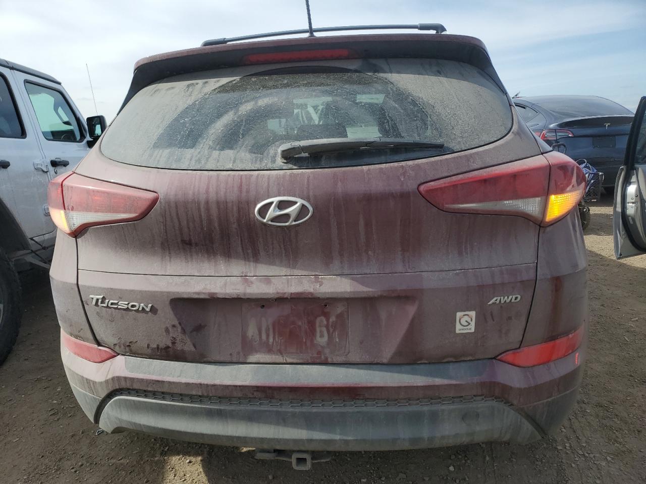 2017 Hyundai Tucson VIN KM8J3CA41HU473016 Copart auction photo, front end damage thumbnail 6