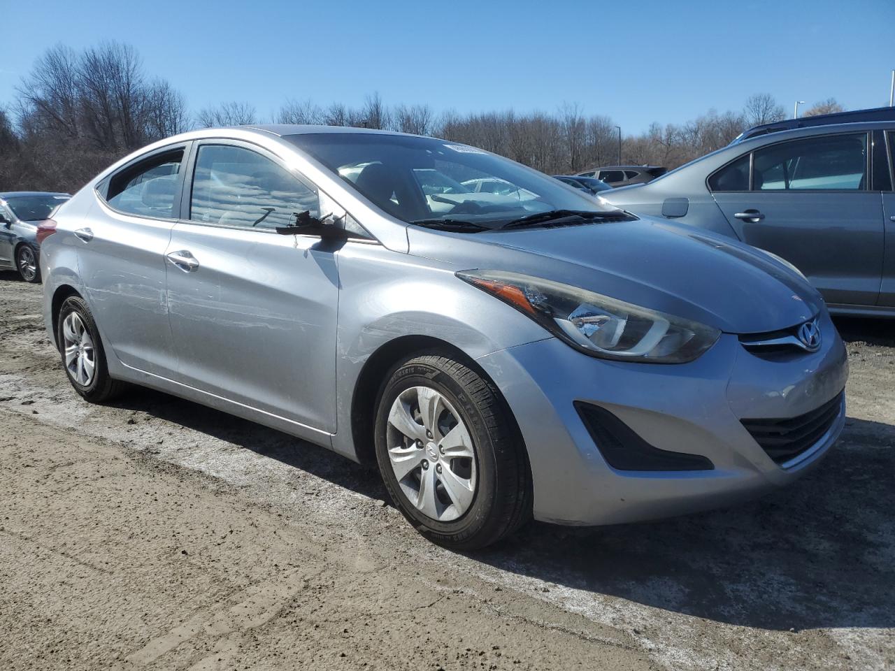 2016 Hyundai Elantra VIN 5NPDH4AE6GH770311 Copart auction photo, side / vandalism damage thumbnail 4