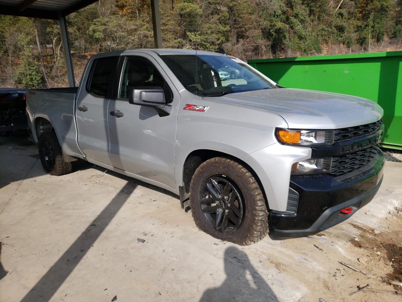2019 Chevrolet Silverado VIN 1GCRYCEF9KZ340860 Copart auction photo, side damage thumbnail 4