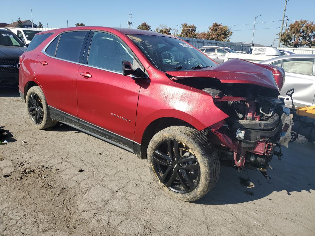 2020 Chevrolet Equinox VIN 2GNAXUEV3L6209098 Copart auction photo, front end damage thumbnail 4