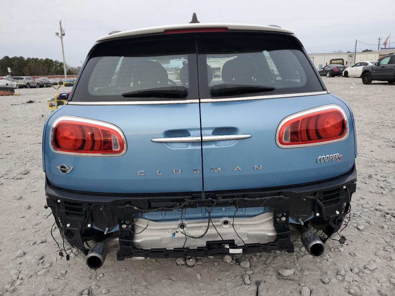 2017 MINI Cooper VIN WMWLU5C31H2E84152 Copart auction photo, front end / rear end damage thumbnail 6