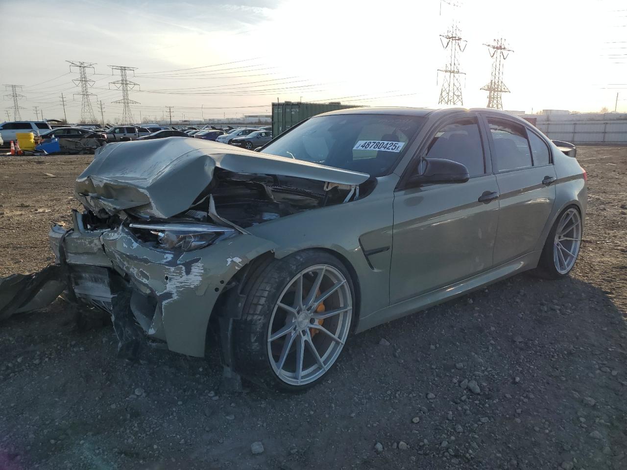 2018 BMW M3 VIN WBS8M9C57J5L00814 - Copart auction photo