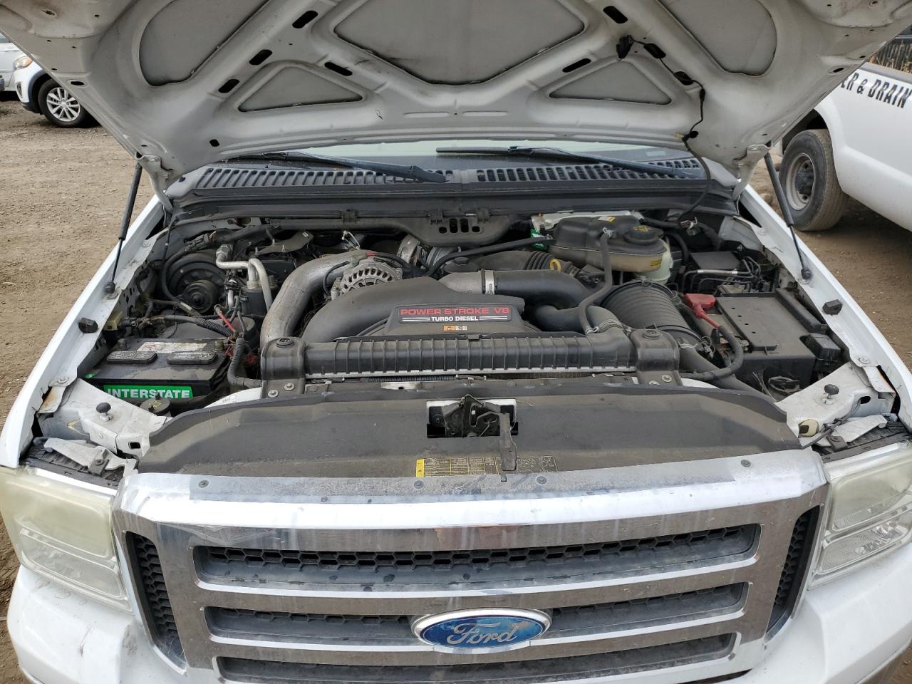 2006 Ford F250 VIN 1FTSW21P46EC90883 Copart auction photo, vandalism damage thumbnail 11