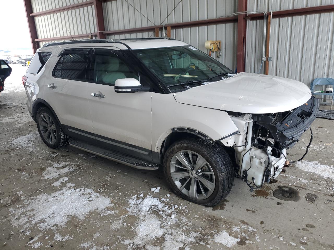 2018 Ford Explorer VIN 1FM5K8F86JGC00090 Copart auction photo, front end / side damage thumbnail 4