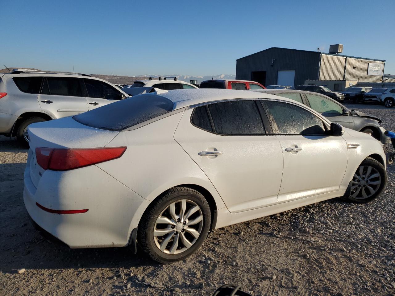 2015 KIA Optima VIN 5XXGN4A77FG518925 Copart auction photo, front end damage thumbnail 3
