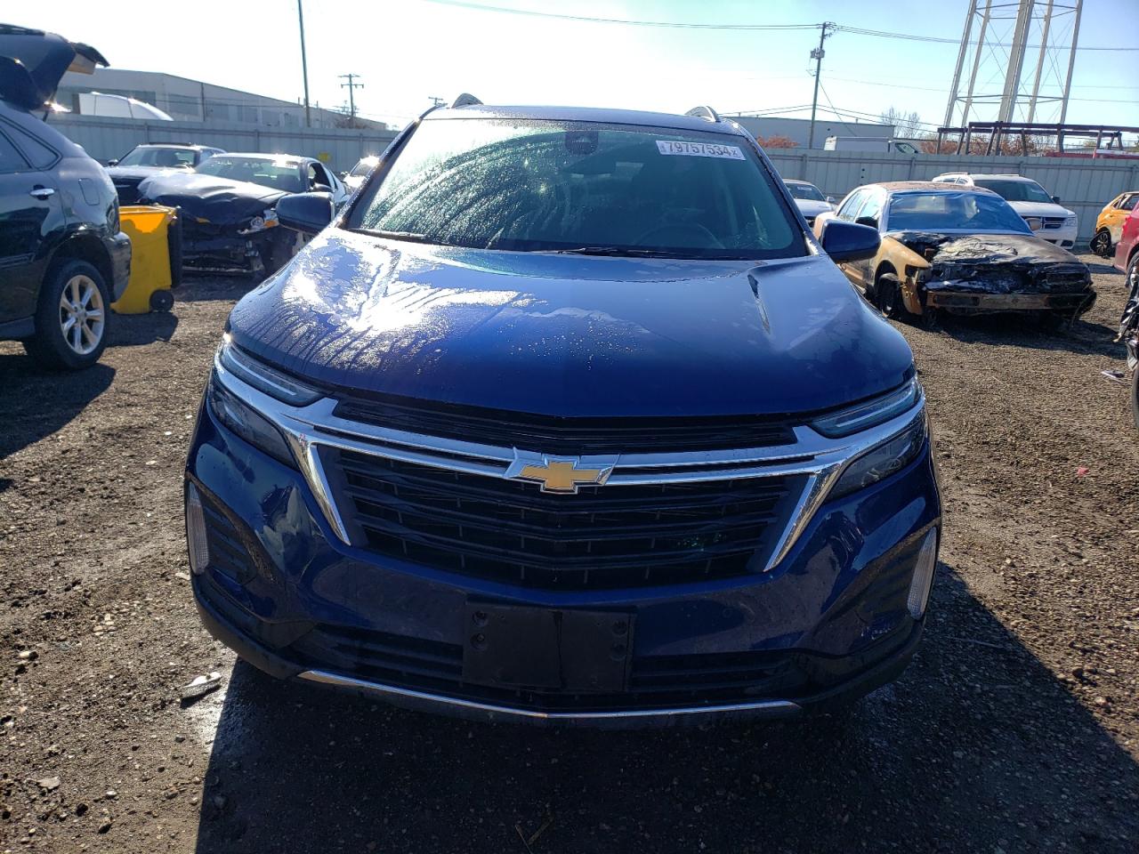 2022 Chevrolet Equinox VIN 3GNAXKEV0NL291598 Copart auction photo, rear end damage thumbnail 5