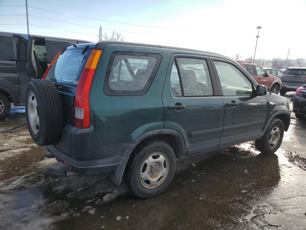 2004 Honda CR-V VIN JHLRD68454C014215 Copart auction photo, front end damage thumbnail 3