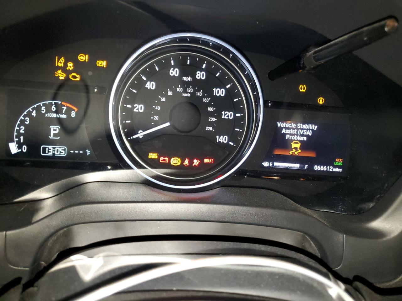 2021 Honda HR-V VIN 3CZRU5H73MM713420 Copart auction photo, front end / rear end damage thumbnail 9
