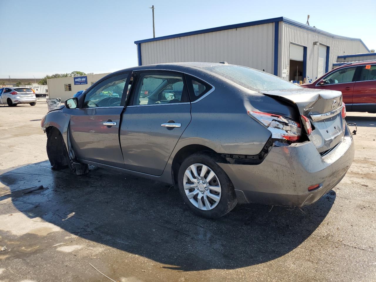2015 Nissan Sentra VIN 3N1AB7AP1FL690990 Copart auction photo, rollover damage thumbnail 2