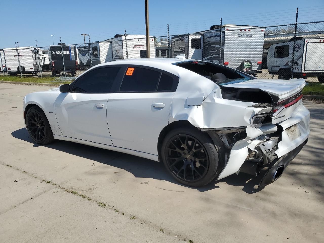2017 Dodge Charger VIN 2C3CDXCT9HH563396 Copart auction photo, rear end / front end damage thumbnail 2