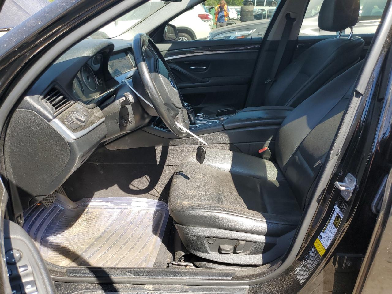 2013 BMW 5er VIN WBAXH5C56DD107500 Copart auction photo, water/flood damage thumbnail 7