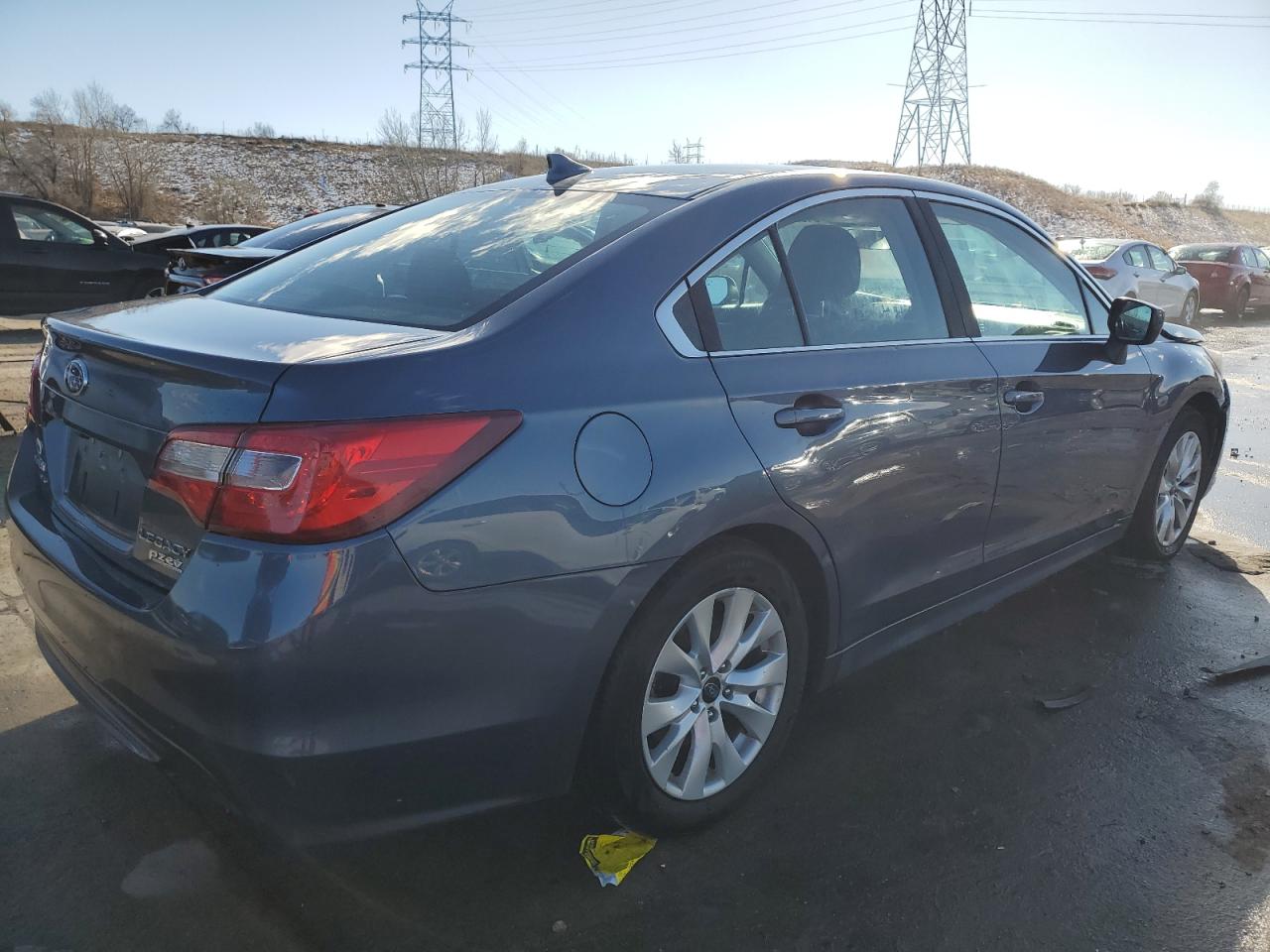2017 Subaru Legacy VIN 4S3BNAC6XH3061592 Copart auction photo, front end / side damage thumbnail 3