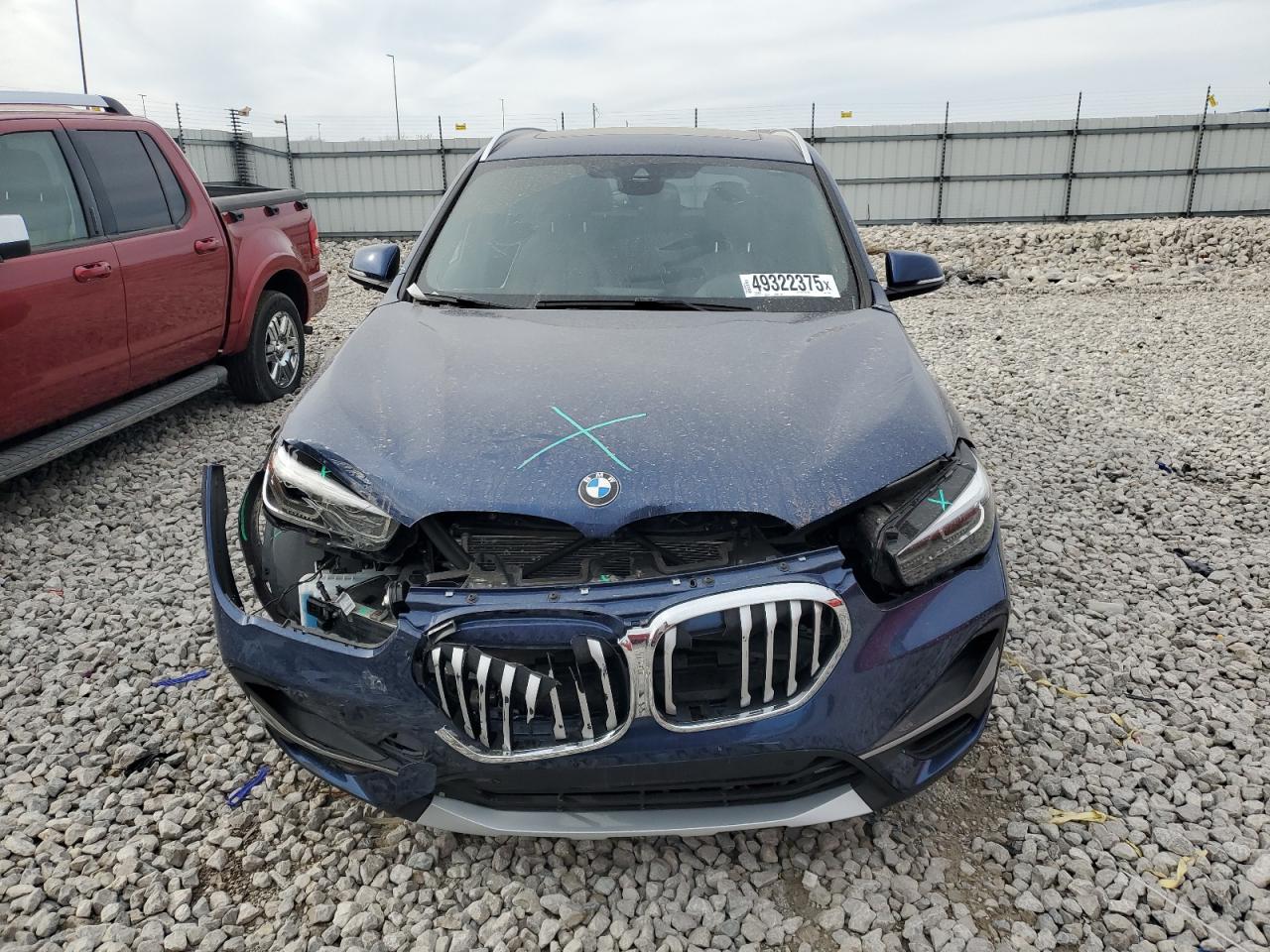 2021 BMW X1 VIN WBXJG9C09M5T16797 Copart auction photo, front end damage thumbnail 5