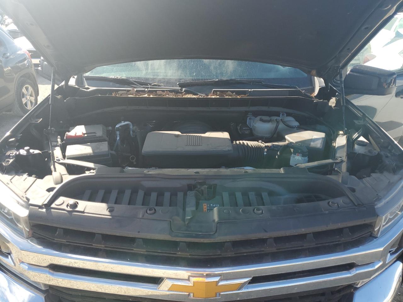2021 Chevrolet Silverado VIN 1GCUYDED3MZ227231 Copart auction photo, top/roof damage thumbnail 11