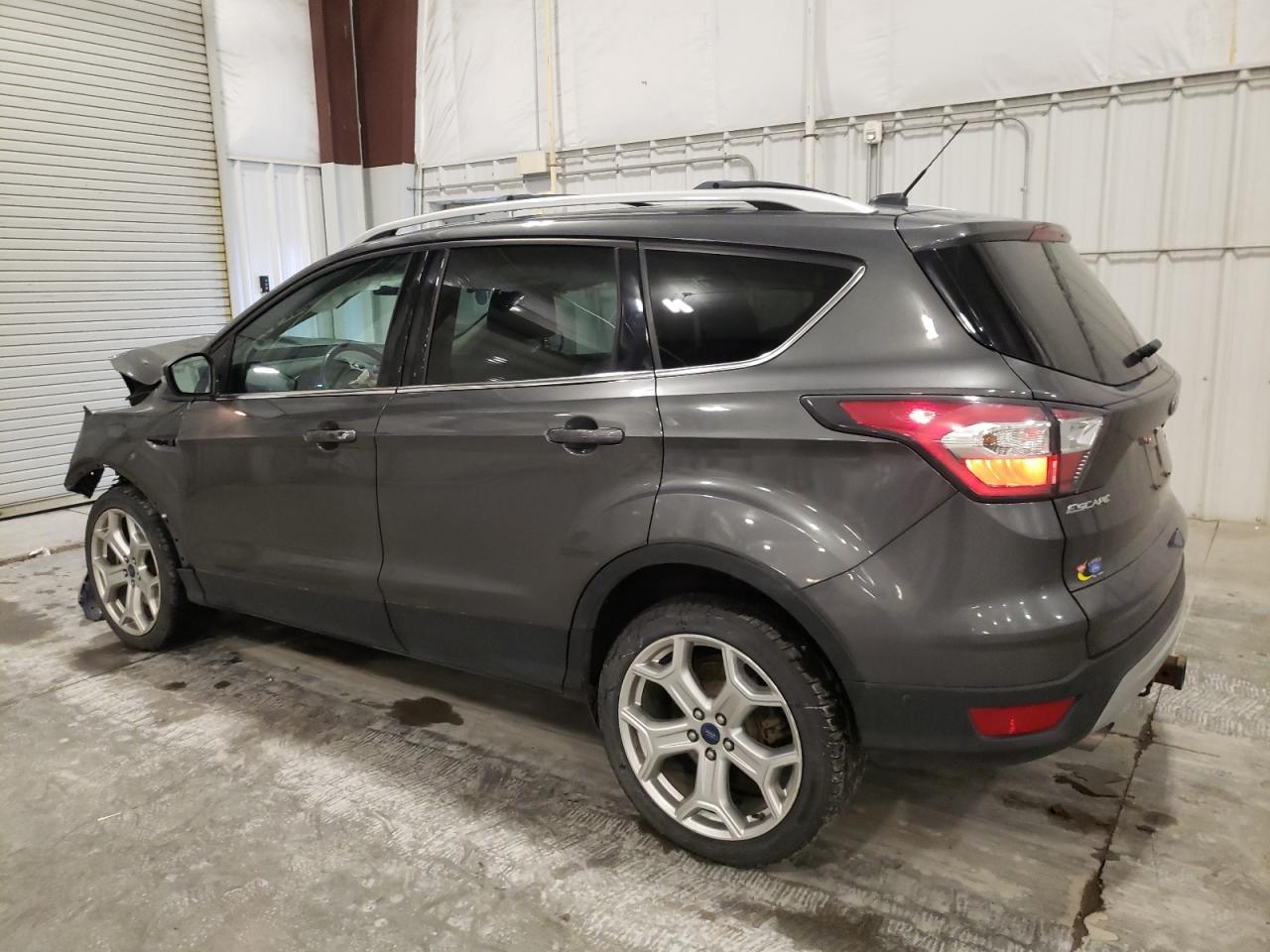 2017 Ford Escape VIN 1FMCU9J94HUB44198 Copart auction photo, front end damage thumbnail 2