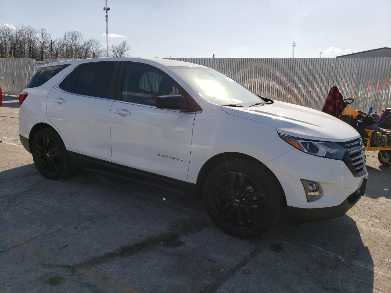 2021 Chevrolet Equinox VIN 2GNAXKEV7M6133326 Copart auction photo, rear end / hail damage thumbnail 4