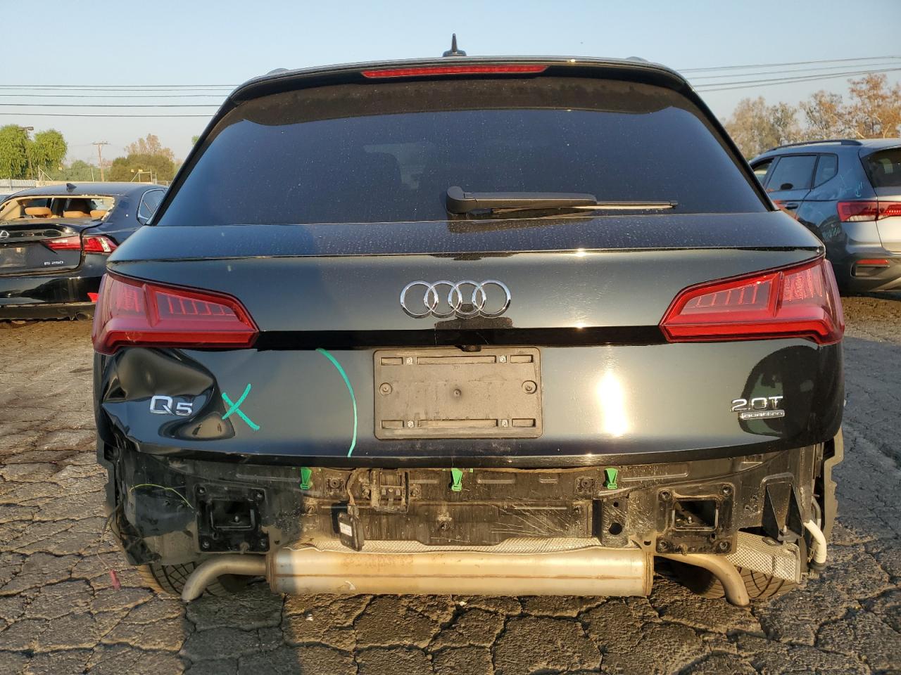 2018 Audi Q5 VIN WA1BNAFY3J2170253 Copart auction photo, rear end damage thumbnail 6
