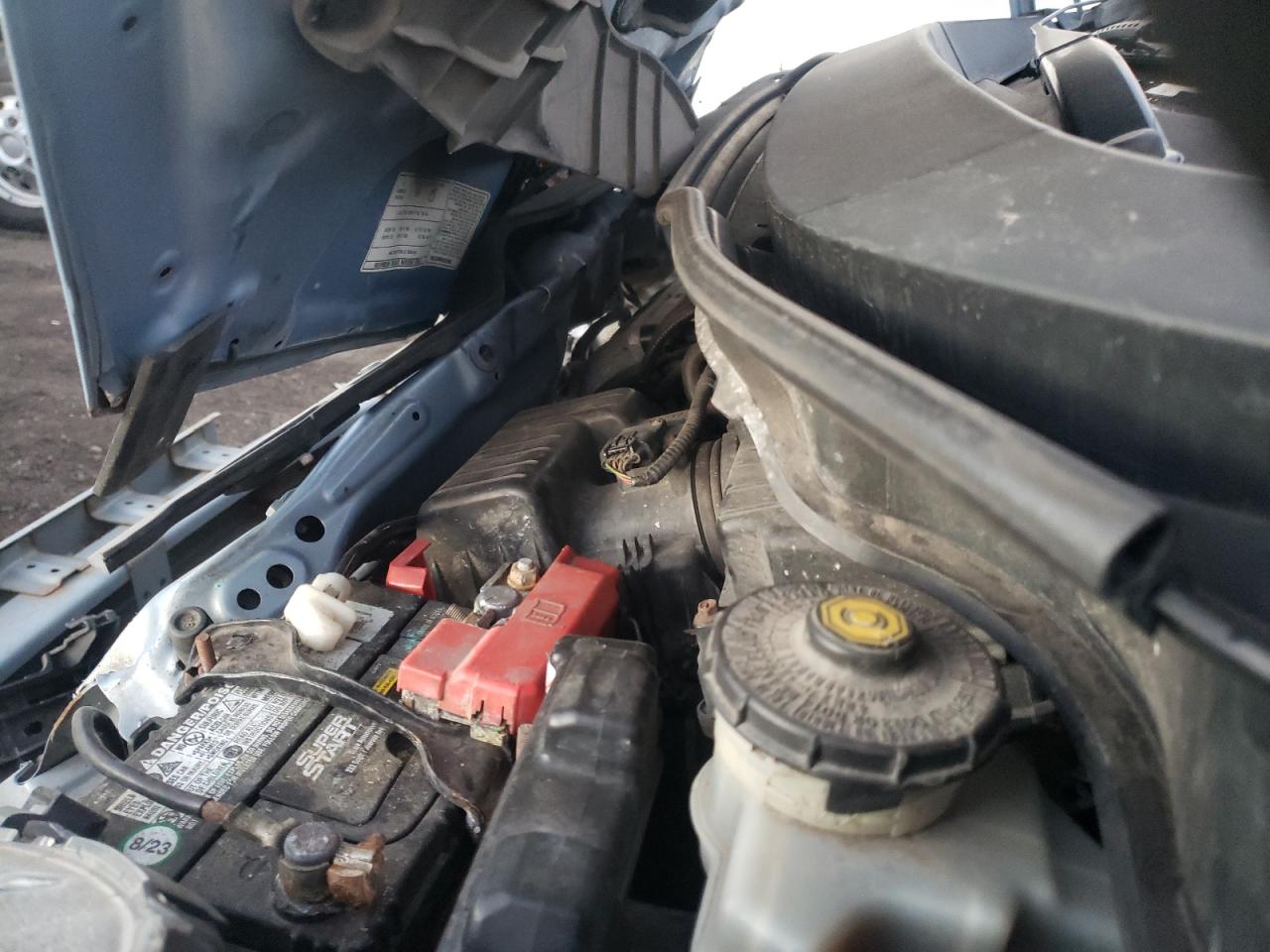 2009 Honda Fit VIN JHMGE88229C005781 Copart auction photo, front end / rear end damage thumbnail 11