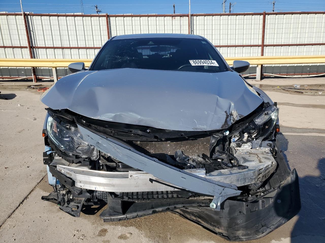 2020 Honda Civic VIN SHHFK7H48LU203842 Copart auction photo, front end damage thumbnail 5