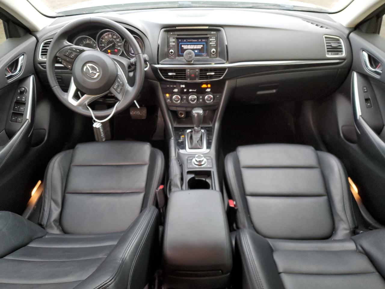 2015 Mazda 6 VIN JM1GJ1V56F1219991 Copart auction photo, rear end / front end damage thumbnail 8