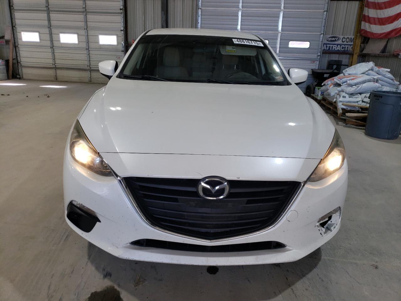 2016 Mazda 3 VIN JM1BM1U75G1284272 Copart auction photo, front end damage thumbnail 5