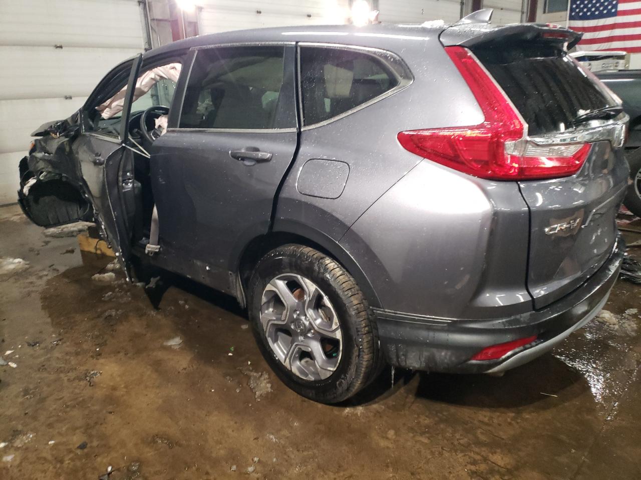 2017 Honda CR-V VIN 5J6RW2H55HL021612 Copart auction photo, side / front end damage thumbnail 2