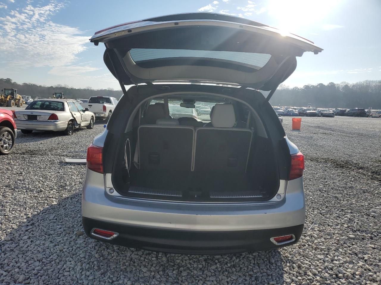 2014 Acura MDX VIN 5FRYD4H47EB034305 Copart auction photo, top/roof / minor dent/scratches damage thumbnail 6
