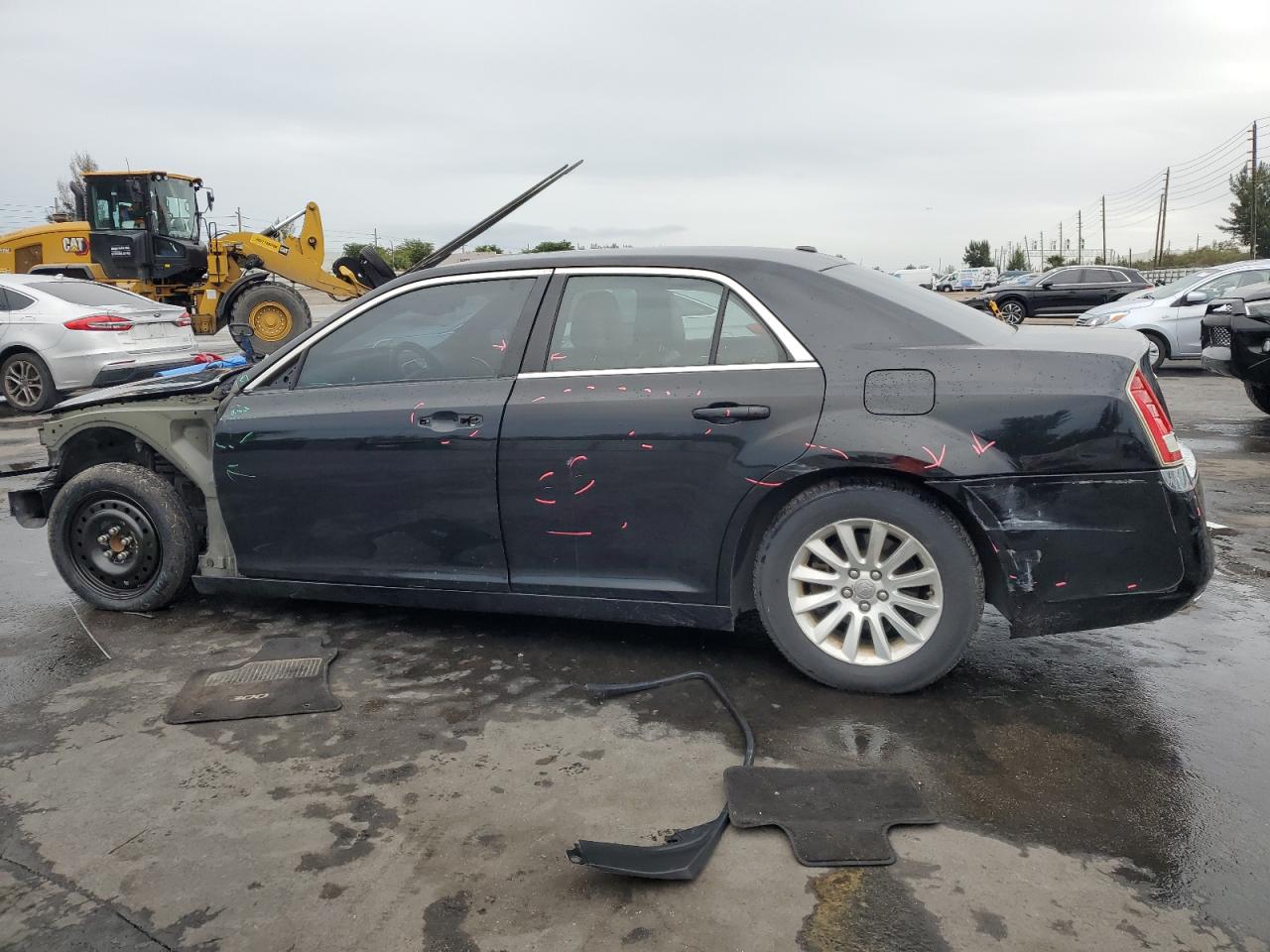2022 Chrysler 300 VIN 2C3CCAAG2EH288830 Copart auction photo, front end / rear end damage thumbnail 2