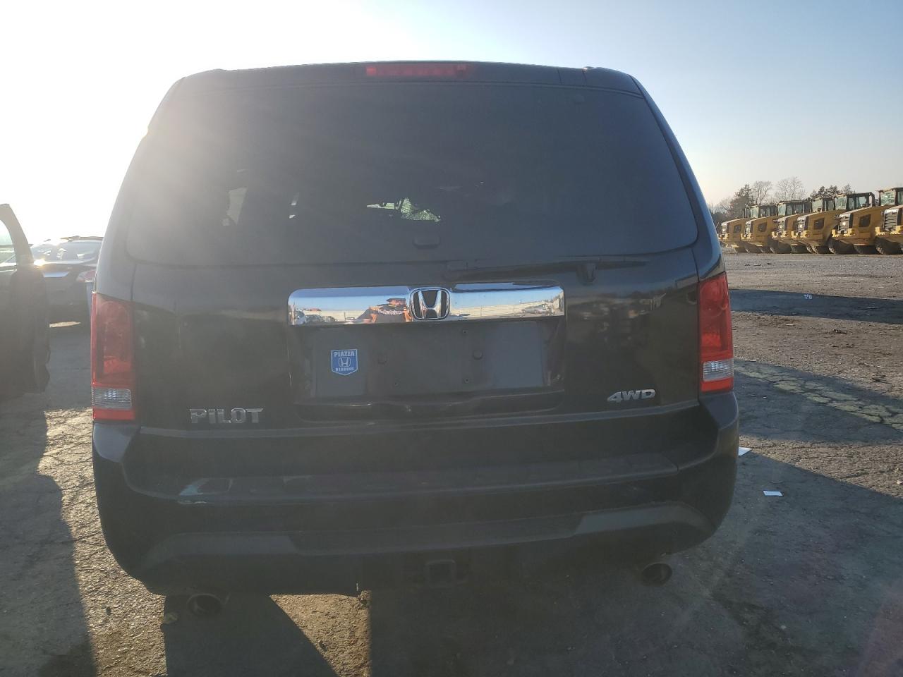 2013 Honda Pilot VIN 5FNYF4H58DB083192 Copart auction photo, front end / side damage thumbnail 6