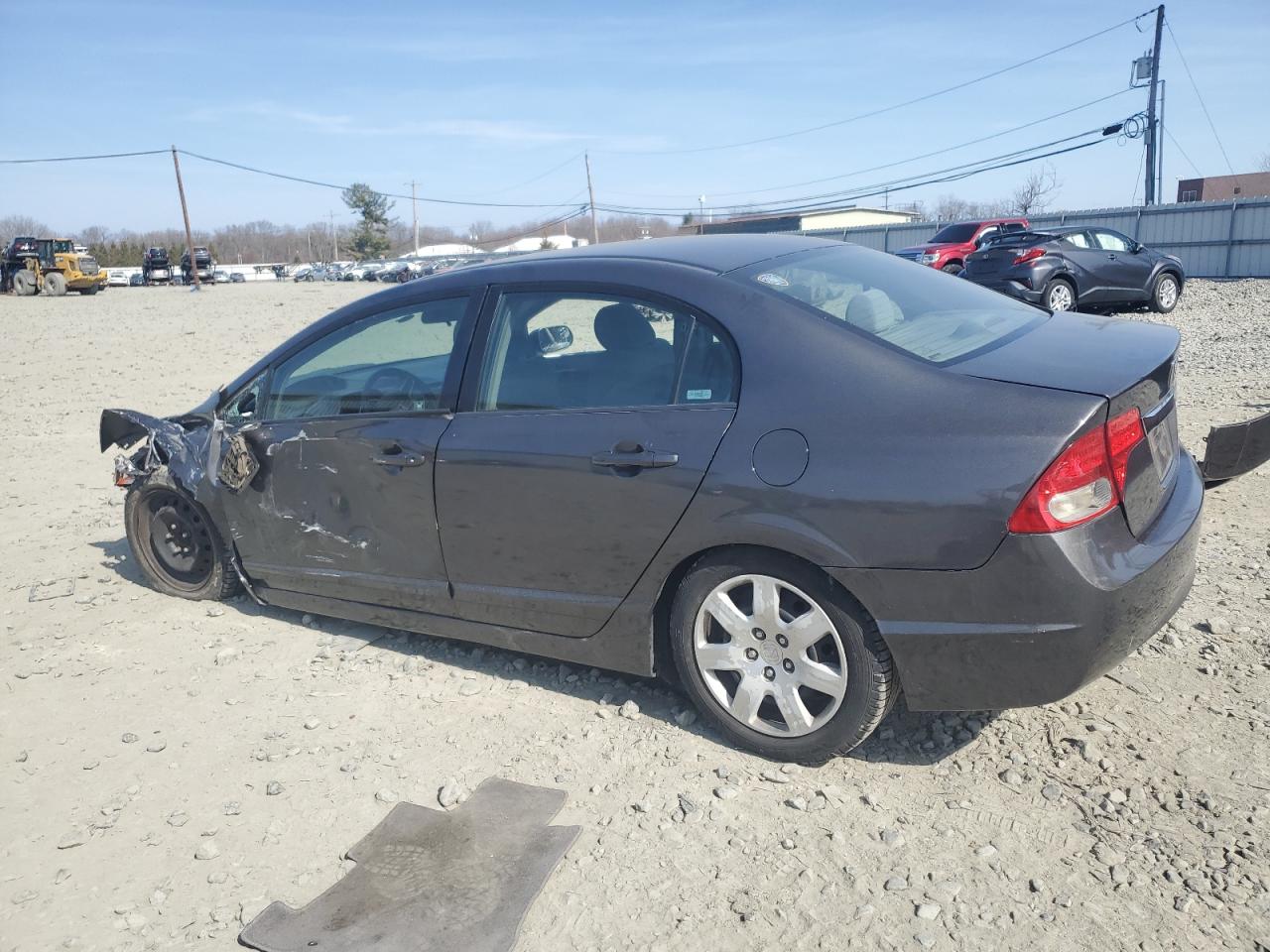 2009 Honda Civic VIN 2HGFA16599H519719 Copart auction photo, front end / side damage thumbnail 2