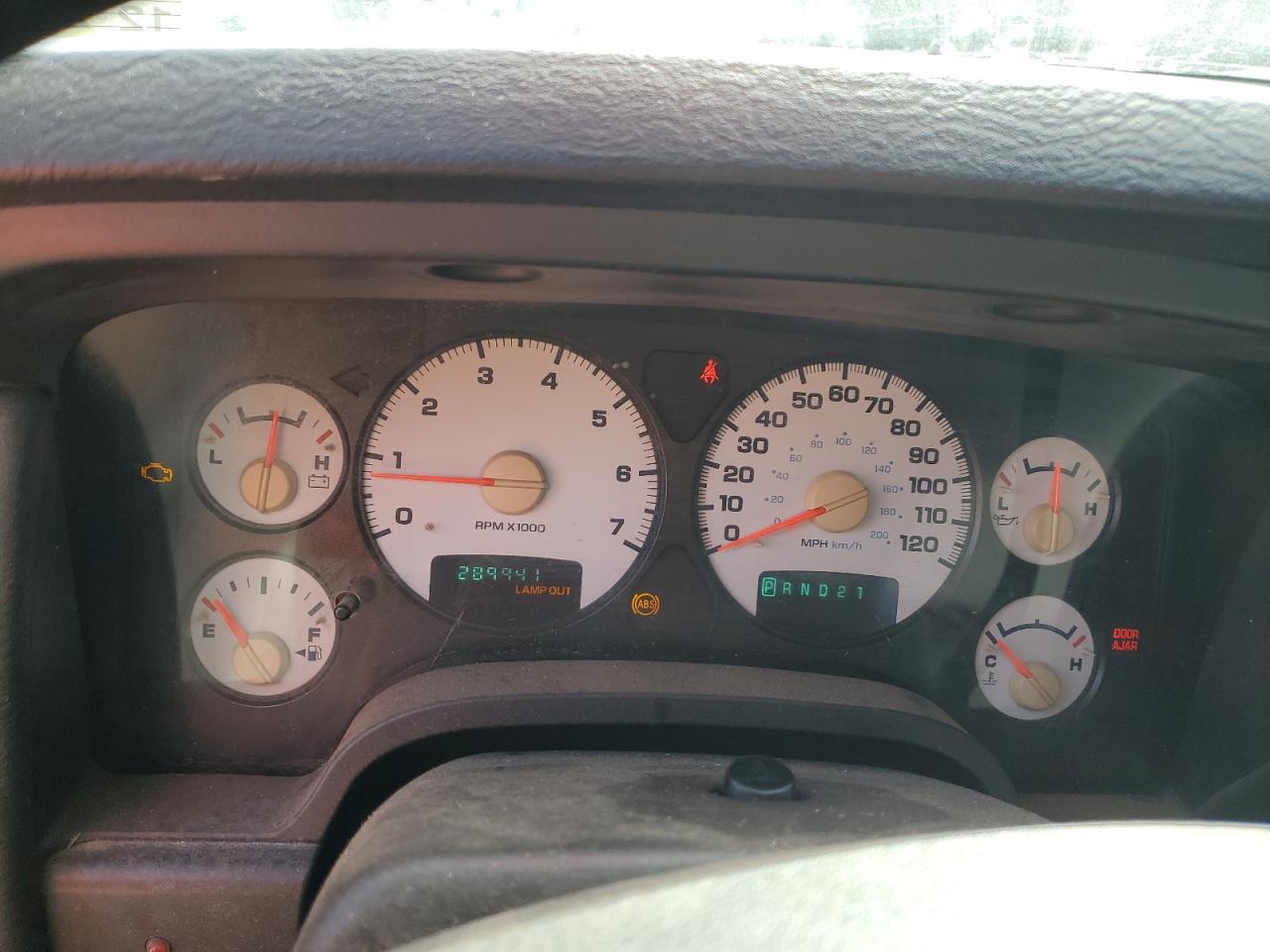 2004 Dodge RAM VIN 1D7HA18D14S550689 Copart auction photo, all over damage thumbnail 9