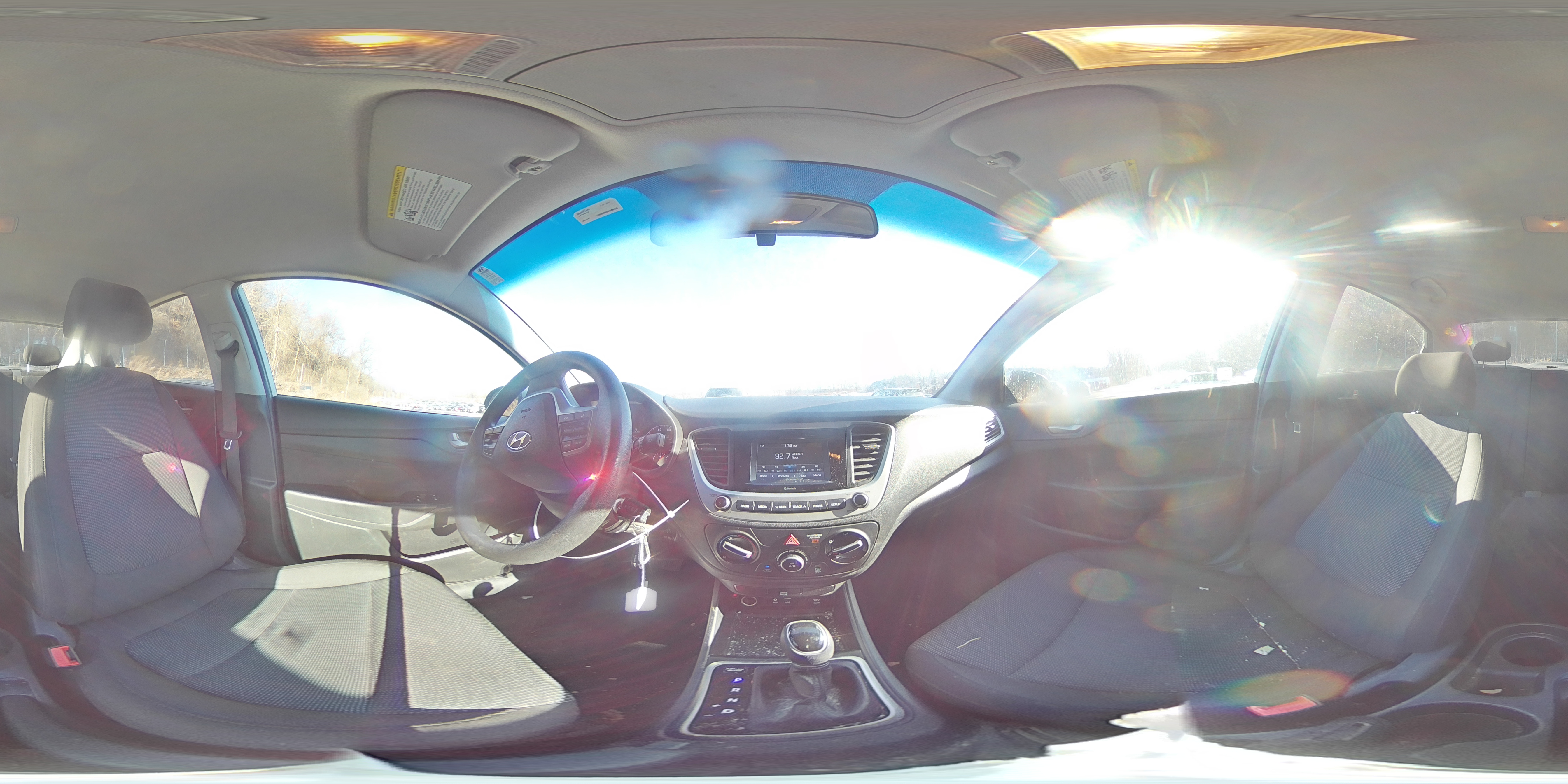 2021 Hyundai Accent VIN 3KPC24A6XME149028 Copart auction photo, rear end / minor dent/scratches damage thumbnail 12