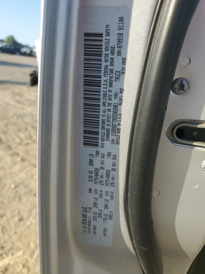 2016 RAM 1500 VIN 1C6RR6FT9GS362061 Copart auction photo, front end / top/roof damage thumbnail 13