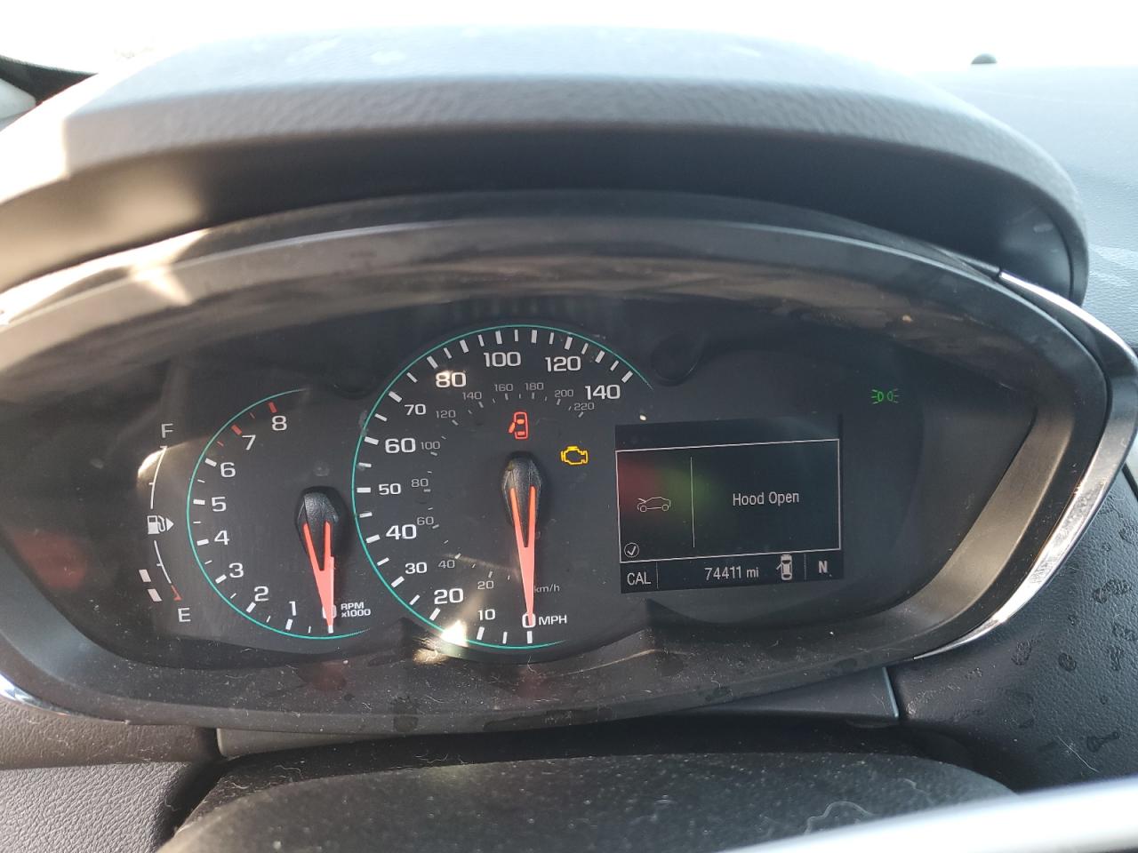 2019 Chevrolet Trax VIN 3GNCJNSB6KL189823 Copart auction photo, front end damage thumbnail 9