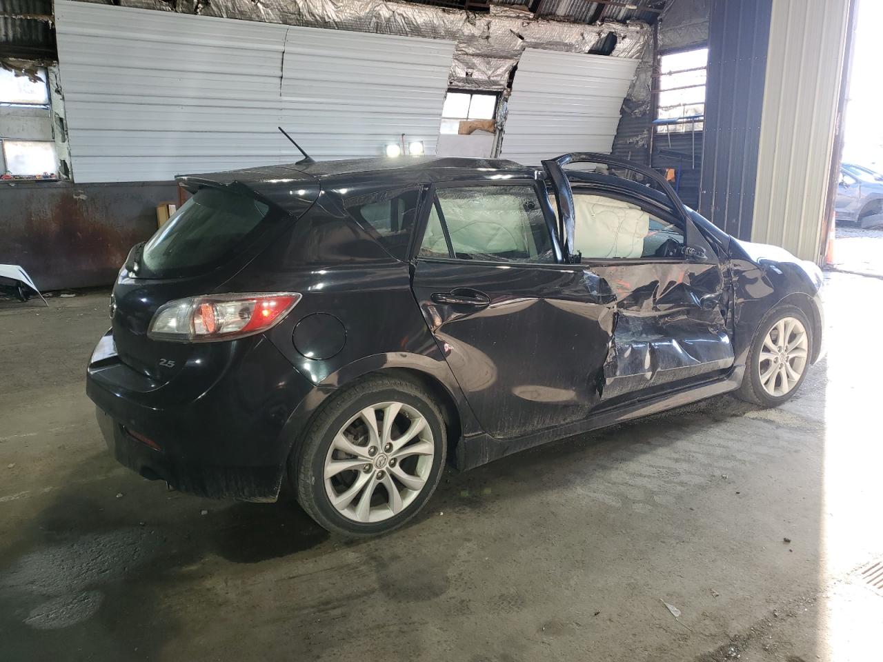 2010 Mazda 3 VIN JM1BL1H64A1286090 Copart auction photo, side damage thumbnail 3