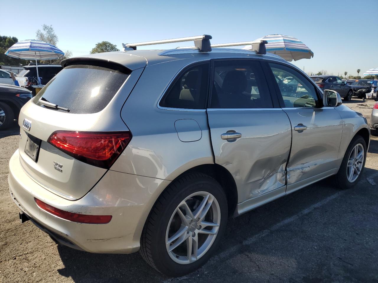 2017 Audi Q5 VIN WA1W7AFP6HA044259 Copart auction photo, side damage thumbnail 3