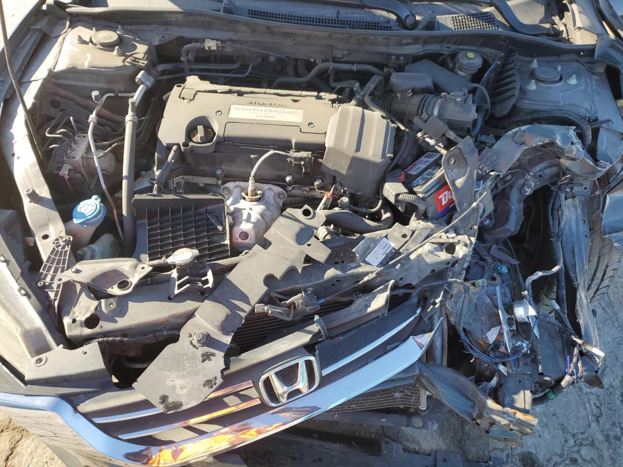 2014 Honda Accord VIN 1HGCR2F33EA124024 Copart auction photo, front end damage thumbnail 11