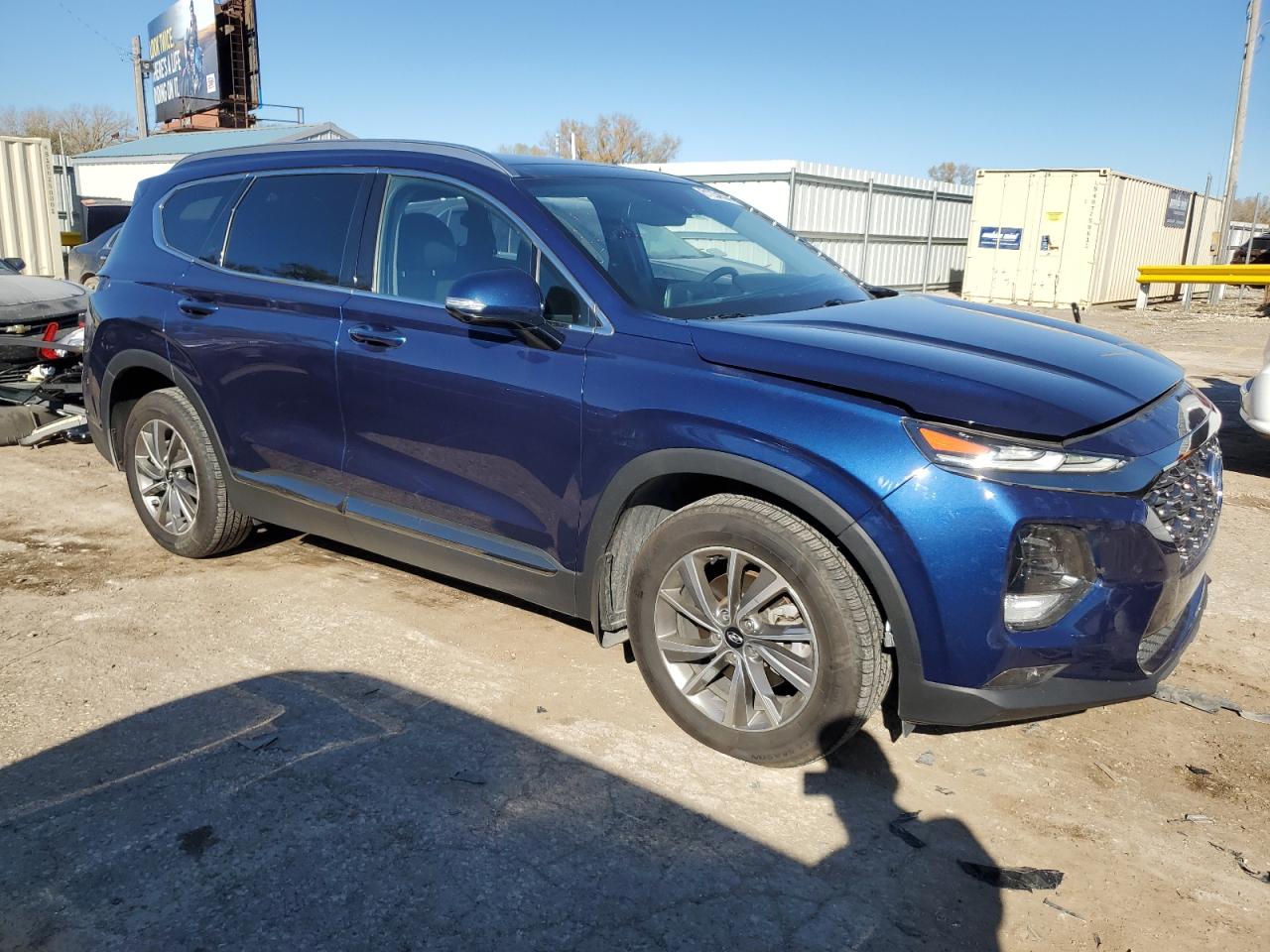 2020 Hyundai Santa Fe VIN 5NMS53AD0LH262604 Copart auction photo, side damage thumbnail 4