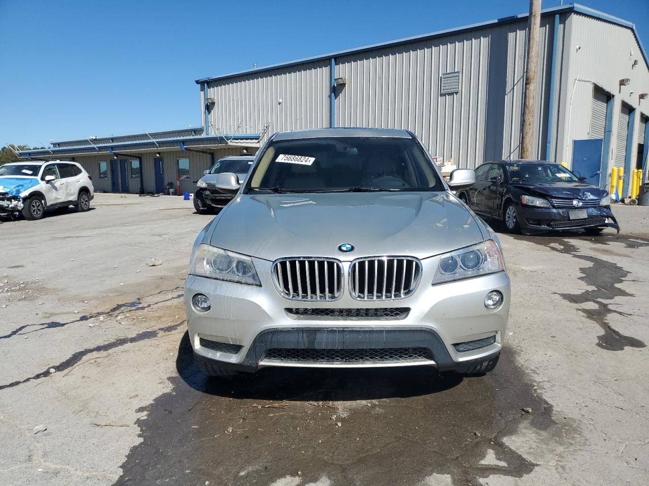 2014 BMW X3 VIN 5UXWX7C53E0E75799 Copart auction photo, rear end damage thumbnail 5