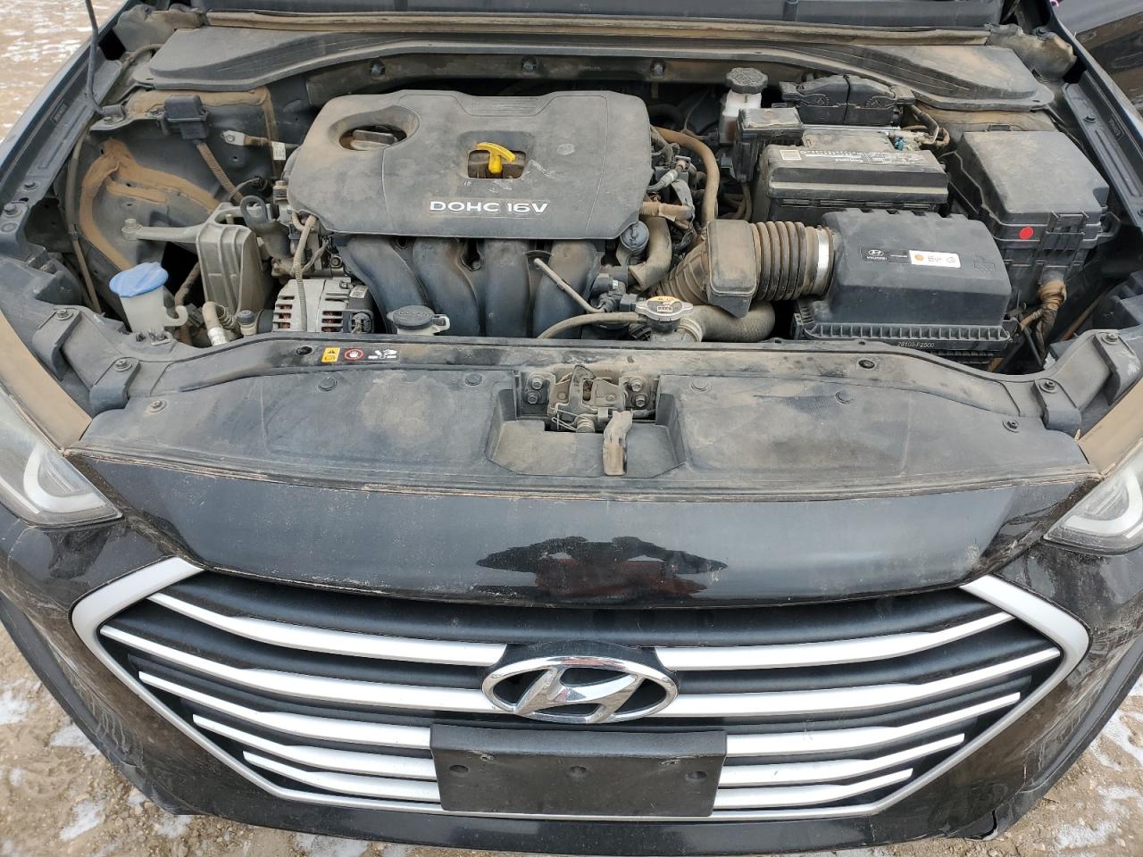 2017 Hyundai Elantra VIN 5NPD84LF6HH207136 Copart auction photo, rear end damage thumbnail 11