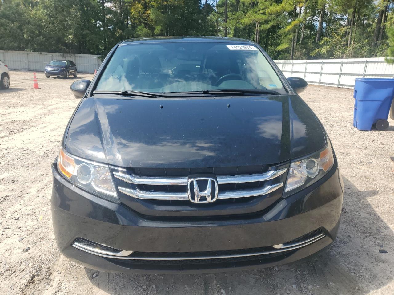 2016 Honda Odyssey VIN 5FNRL5H64GB152640 Copart auction photo, side damage thumbnail 5