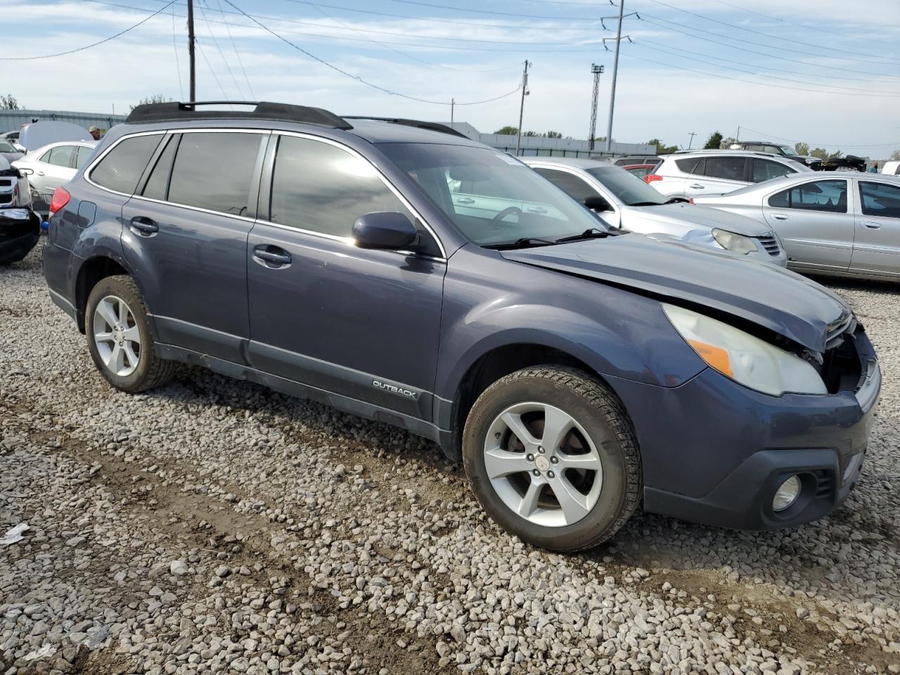 2014 Subaru Outback VIN 4S4BRCDCXE3209669 Copart auction photo, front end damage thumbnail 4